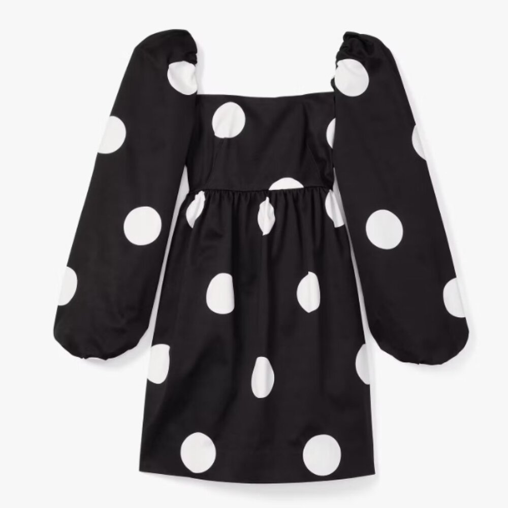 Kate Spade Giant Dot Faille Mini Dress